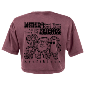 Lifting with Friends Crop Tee