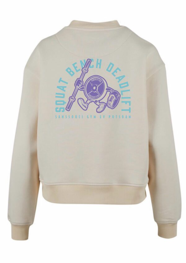 Sanssouci Gym Crop-Sweatshirt Creme