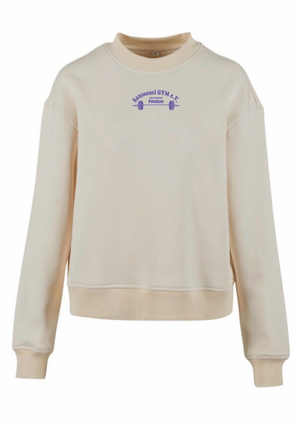 Sanssouci Gym Crop-Sweatshirt Creme – Bild 2