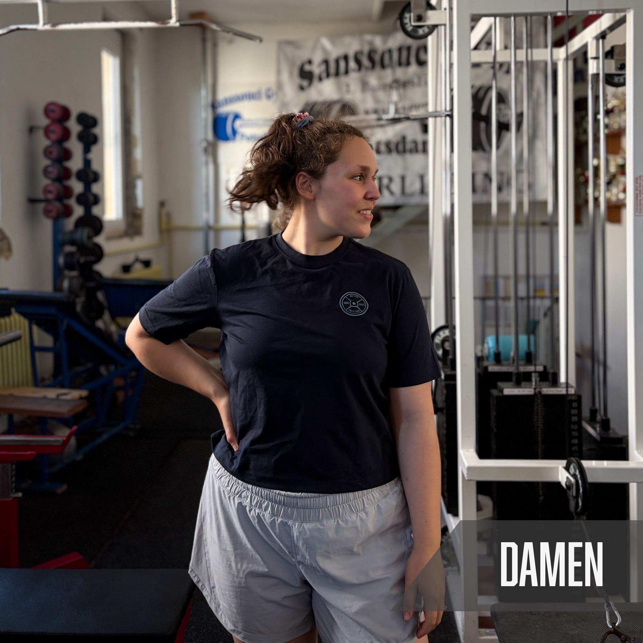 Sanssouci Gym Logo Shirt (Damen - blau / lila / grau / beige) – Bild 2